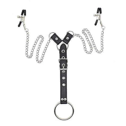 Nipple Clamps and Cock Ring by BDStyle