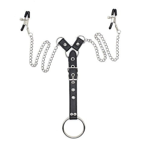 Nipple Clamps and Cock Ring by BDStyle