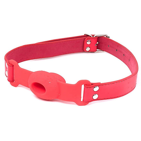 Silicone Ball Gag With Drool Hole by BDStyle