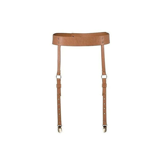 Maze Vegan Leather Adjustable Suspender Belt