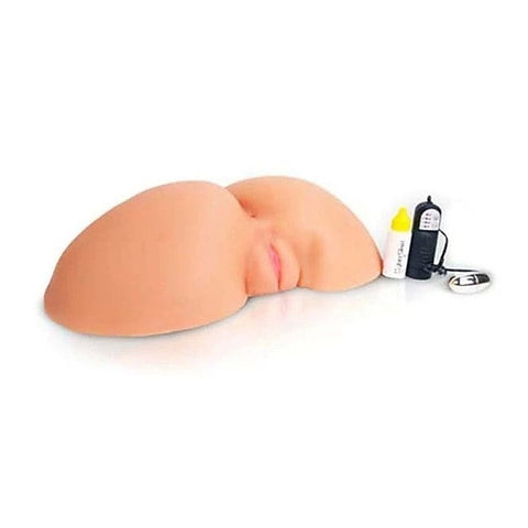 Cyberskin Doggy Style Vibrating Pussy and Ass by Topco