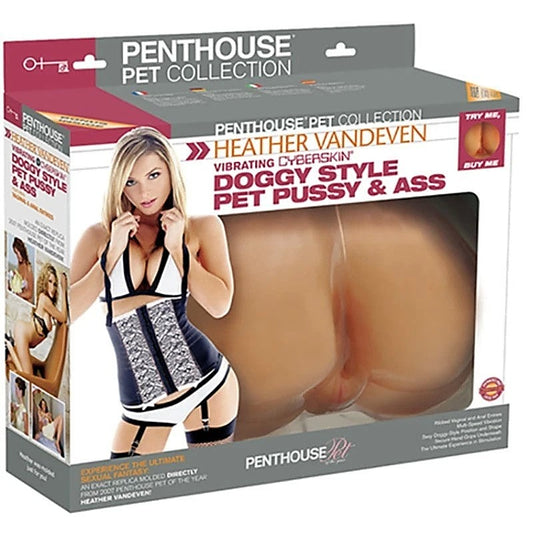 Heather Vandeven Vibrating CyberSkin Doggy Style Pet