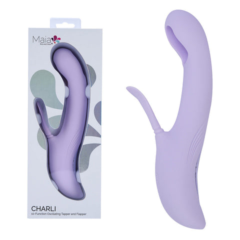 CHARLI USB Rechargeable Flapping & Tapping Rabbit Vibe