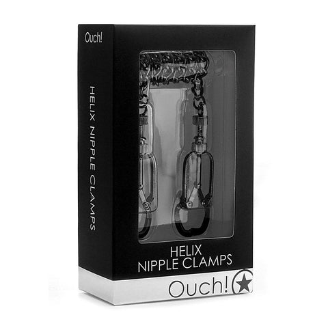 Ouch Helix Nipple Clamps by Shots Toys
