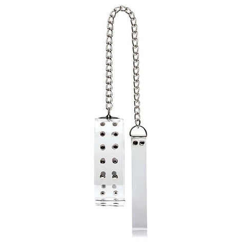 Bad Romance Translucent Slave Collar with Metal Nails