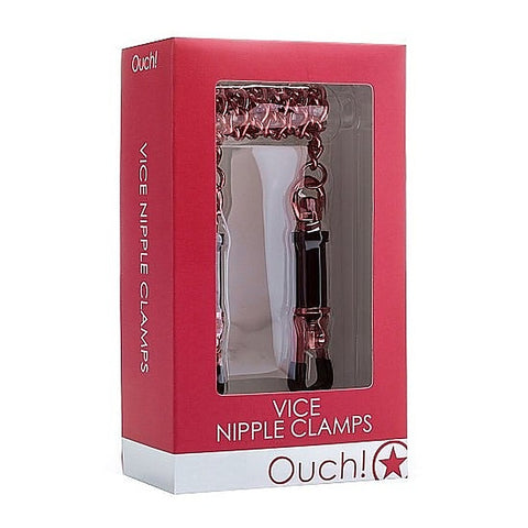 Ouch Vice Adjustable Nipple Clamps by Shots Toys