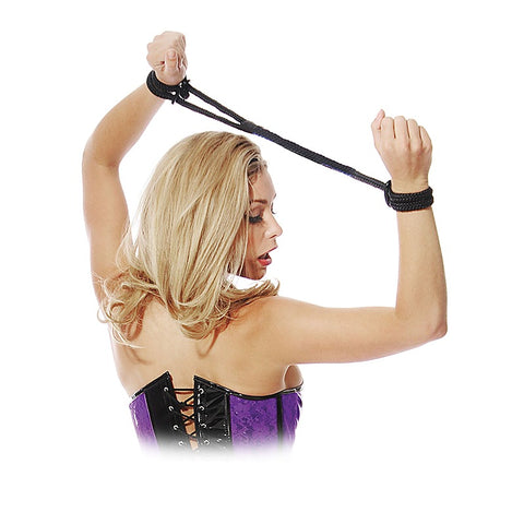 Fetish Fantasy BDSM Play Silk Rope Love Cuffs