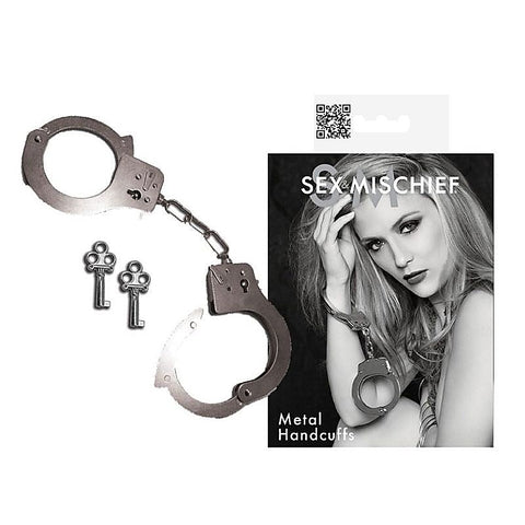 Sex & Mischief Metal Handcuffs by Sportsheets