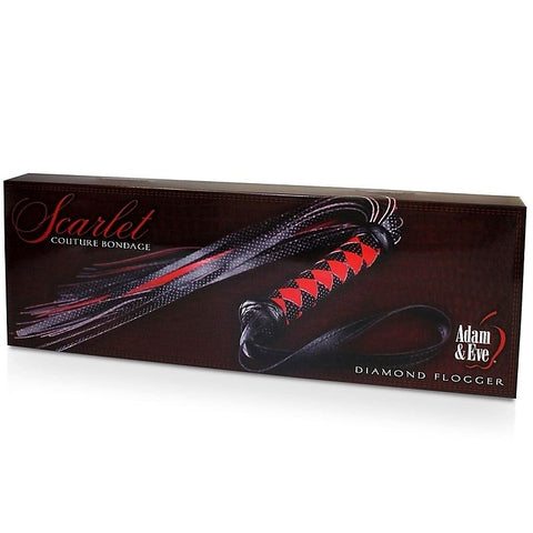 Scarlet Couture Diamond Flogger by Adam & Eve Sextoys
