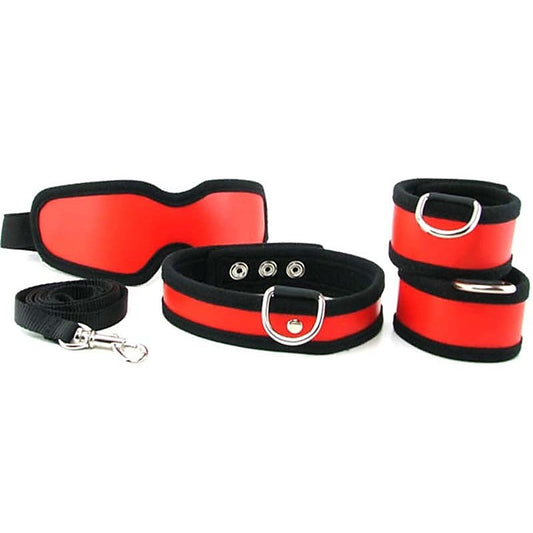 Sex & Mischief 5 Piece Red Restraint Kit by Sportsheets