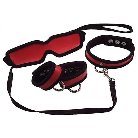 Sex & Mischief 5 Piece Red Restraint Kit by Sportsheets
