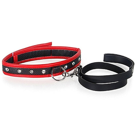 Scarlet Couture Collar and Leash by Adam & Eve Sextoys