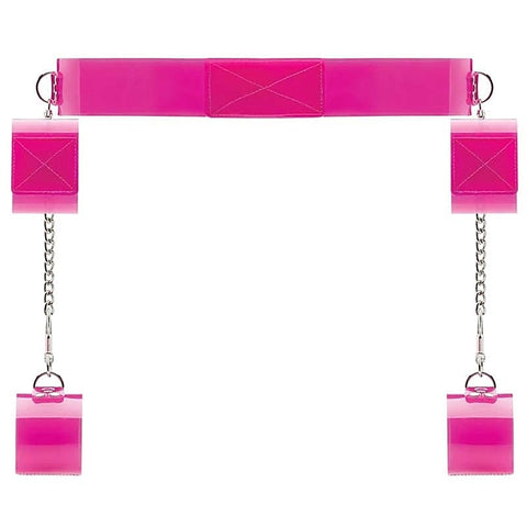 Bad Romance Pink Translucent Bondage Belt by Shots Toys