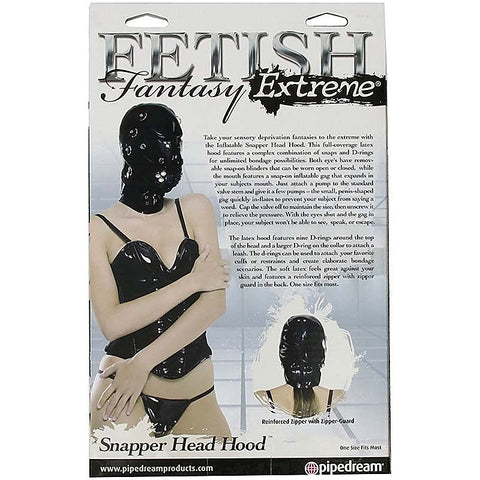 Fetish Fantasy Extreme Snapper Head Bondage Hood