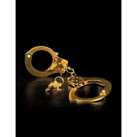 Fetish Fantasy Gold Metal Bondage Cuffs