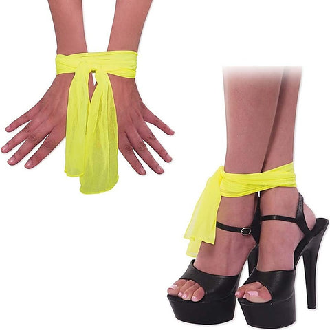 Neon Love Ties Wrist and Ankle Restraints