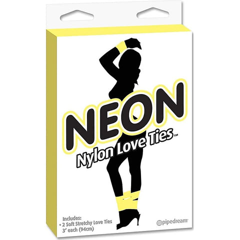 Neon Love Ties Wrist and Ankle Restraints