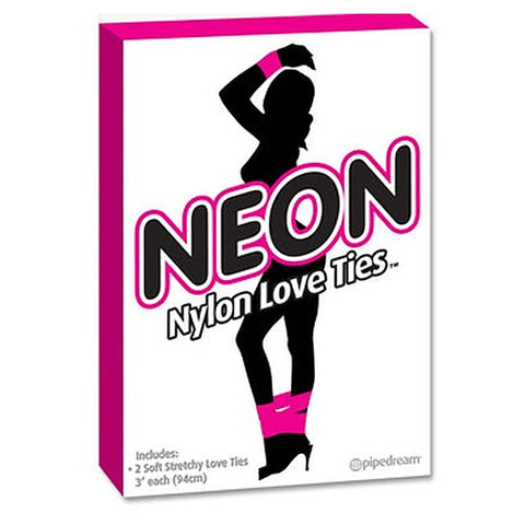Neon Love Ties Wrist and Ankle Restraints