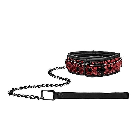 Ouch! Luxury Collar with Leash by Shots Toys
