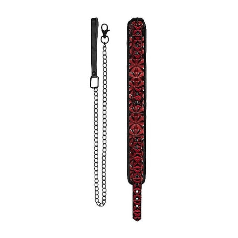 Ouch! Luxury Collar with Leash by Shots Toys