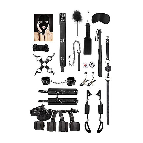Ouch! Advanced Bondage Kit Black by Shots Toys