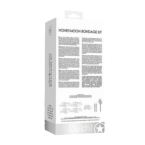 Ouch! Honeymoon Bondage Kit White by Shots Toys
