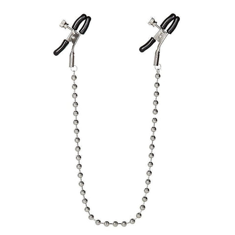 Nipple Play Silver Beaded Nipple Clamps