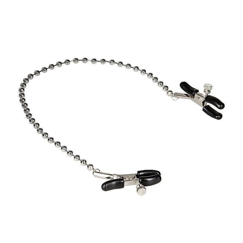 Nipple Play Silver Beaded Nipple Clamps