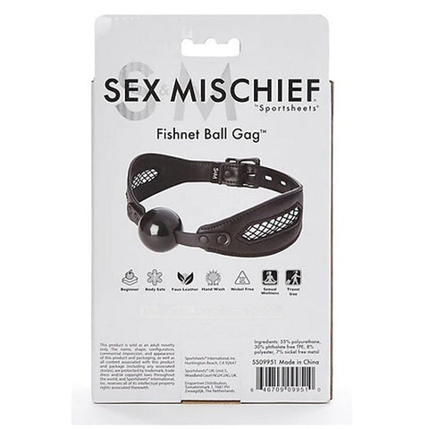 Fishnet Ball Gag by Sportsheets