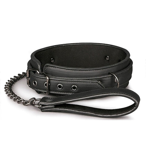 Fetish Collar with Leash by Easytoys