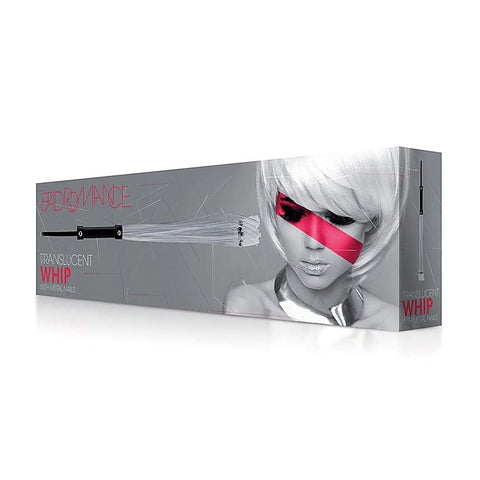 Bad Romance Translucent Whip with Metal Nails by Shots Toys