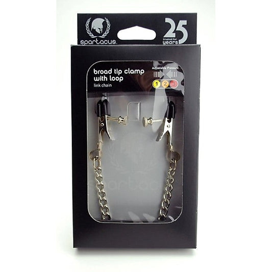 Adjustable Broad Tip Clamps with Loop Link Chain