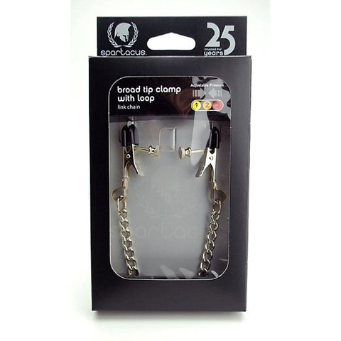 Adjustable Broad Tip Clamps with Loop Link Chain