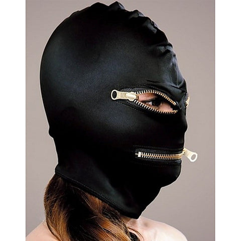 Microfiber Zipper Mask by Execute Lingerie