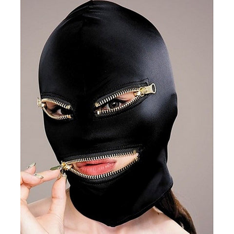 Microfiber Zipper Mask by Execute Lingerie