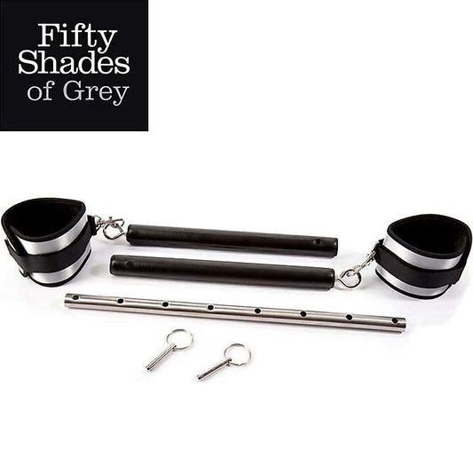 Trust Me Adjustable Spreader Bar & Cuffs by Love Honey