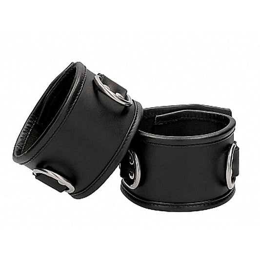 Pain Restraint Ankle Cuffs with Padlock by Shots Toys
