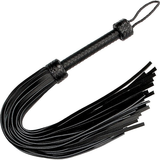 Pain Heavy Leather Tail Flogger by Shots Toys