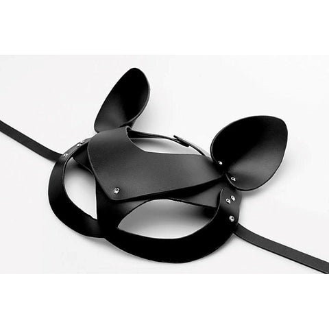 Bad Kitten Leather Cat Mask by XR Brands