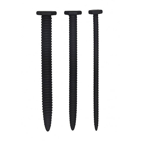 Ouch! Silicone Screw Plug Set by Shots Toys
