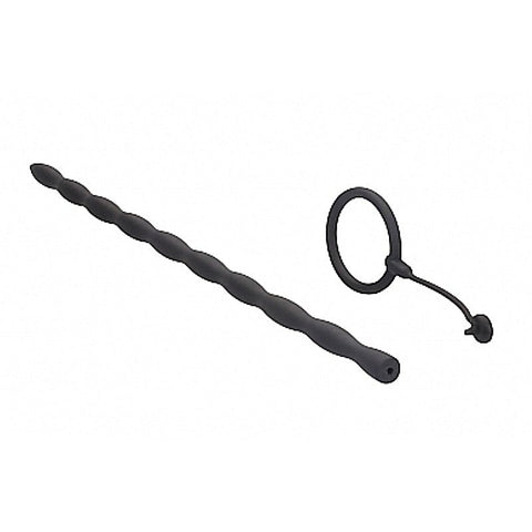Ouch! Silicone Plug and Cock Ring Set by Shots Toys