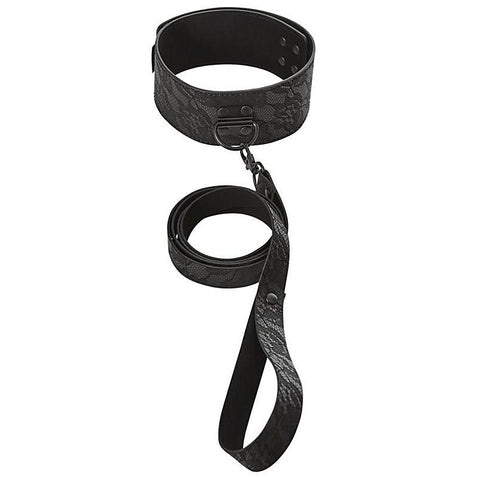 Sincerely Locking Lace Collar and Leash by Sportsheets
