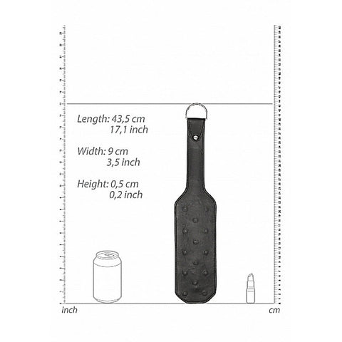 Pain Leather Vampire Bondage Paddle by Shots Toys