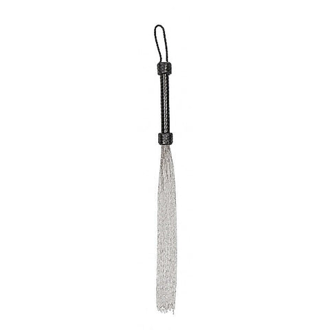 Pain Silver Ball Chain Flogger by Shots Toys