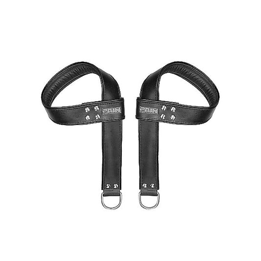 Pain Saddle Leather Suspension Cuffs by Shots Toys