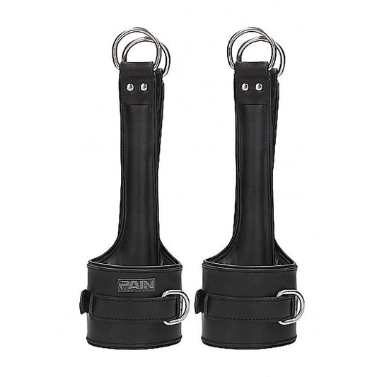 Pain Leather Suspension Wrist Cuffs by Shots Toys