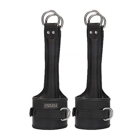 Pain Leather Suspension Wrist Cuffs by Shots Toys