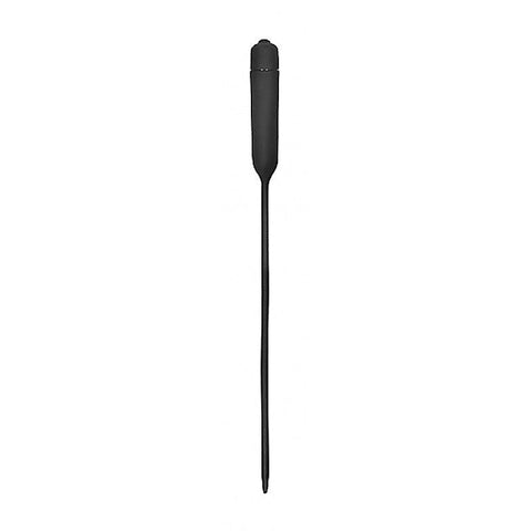Silicone Vibrating Bullet Plug Extra Long by Shots Toys