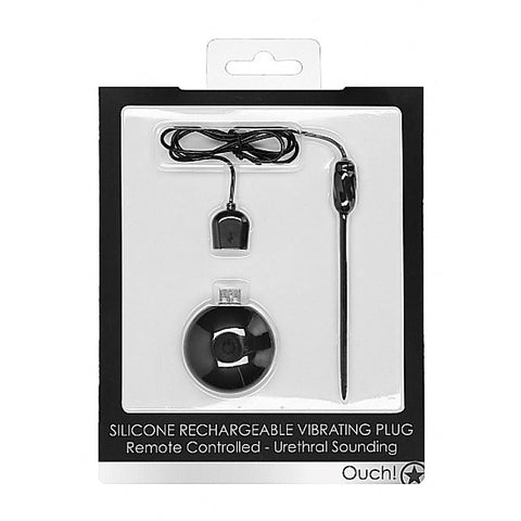 Silicone Rechargeable Vibrating Plug by Shots Toys