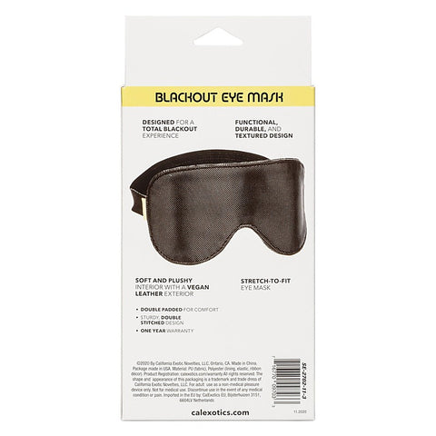 Boundless Fetish Play Blackout Eye Mask